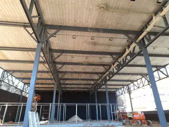 Laje painel em estrutura metálica