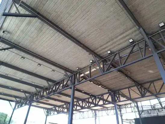 Laje painel treliçado acabamento da obra Arena RM, em Belo Horizonte