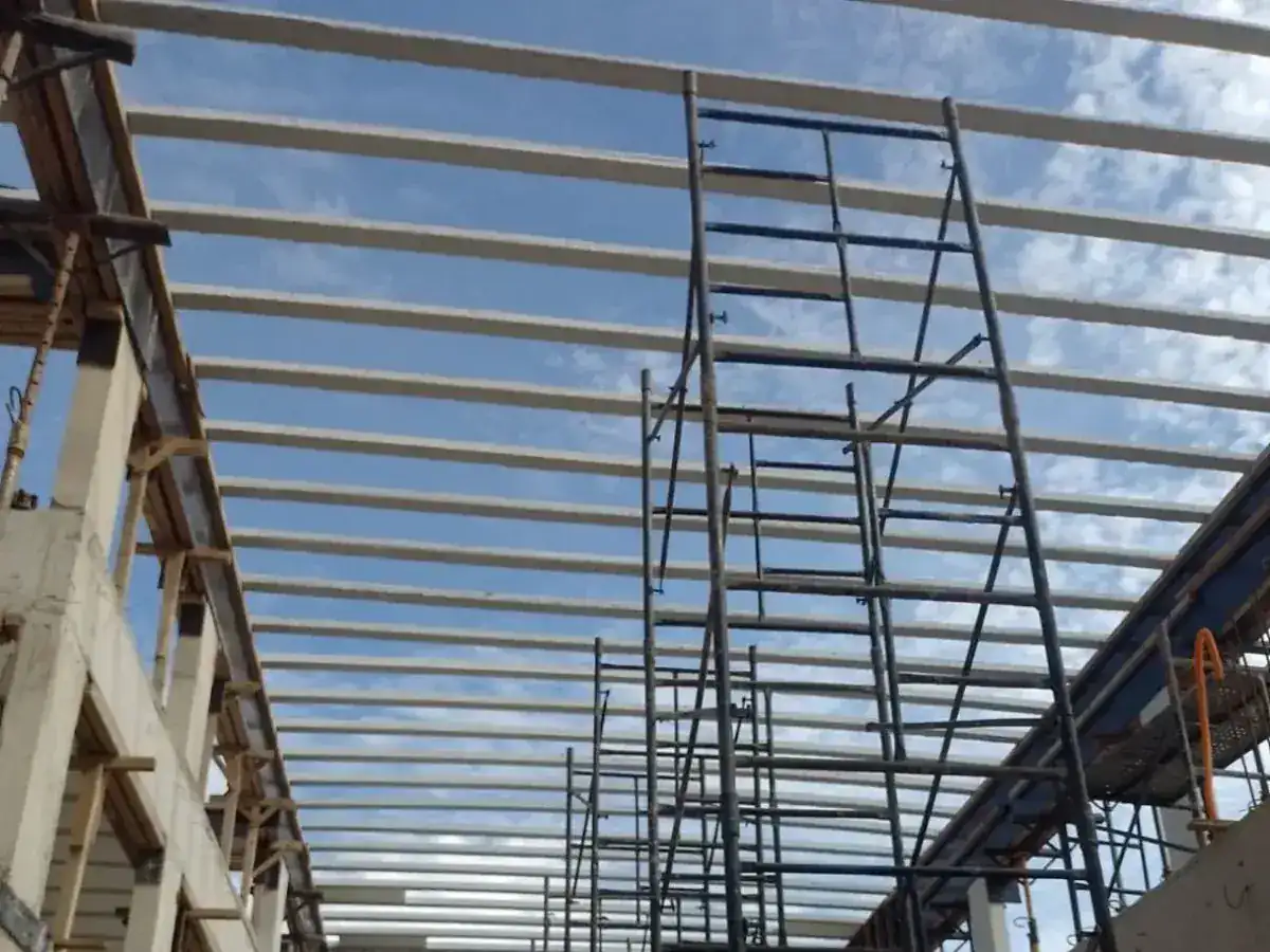 PAginação de vigs protendida obra alphaville